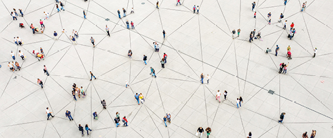 insurance claims aerial people connected  